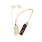 HiFi Sound Color Screen Neckband Magnetic Earphones with Noise Reduction & HD Calls