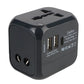 All-in-One Universal Travel Adapter Wall Charger with USB & USB-C