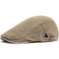 Vintage Soft Cotton Breathable Lightweight Adjustable Fit Newsboy Cap