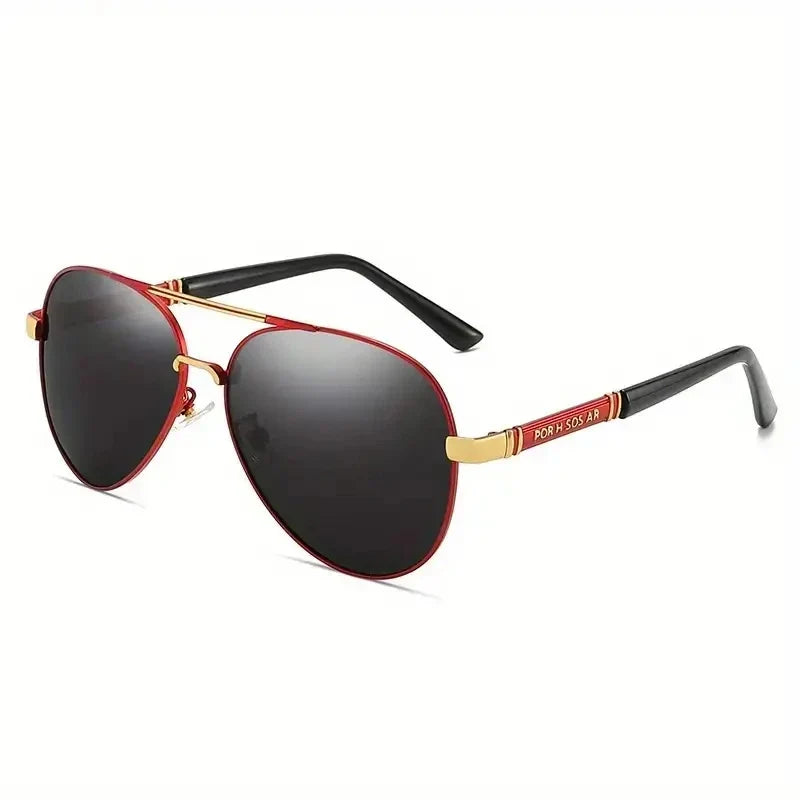 Elite Metal Frame Polarized UV400 Aviator Designer Sunglasses
