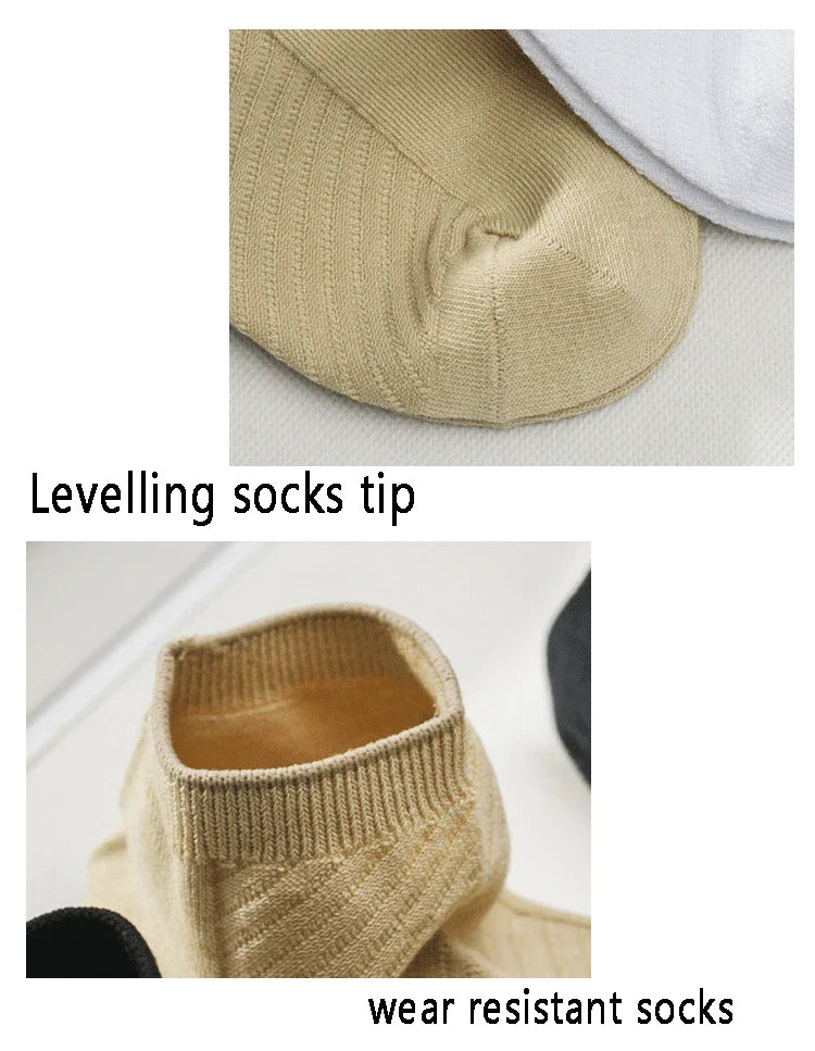 Hypoallergenic Soft & Gentle Moisture-Wicking Breathable Bamboo Fiber Ankle Socks