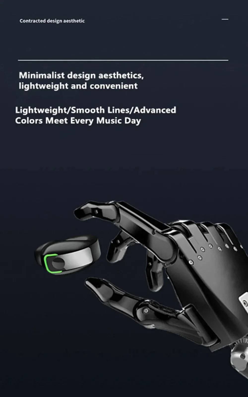 Open-Ear HD Sound Noise Reduction & Low Latency Clip-On Earphone