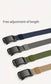 Quick Release Genuine Metal Buckle Tactical Style Soft Nylon Belt