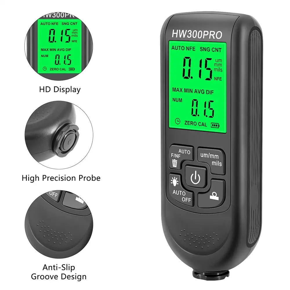 Electroplate Digital Metal / Paint Coating Thickness Gauge Tester