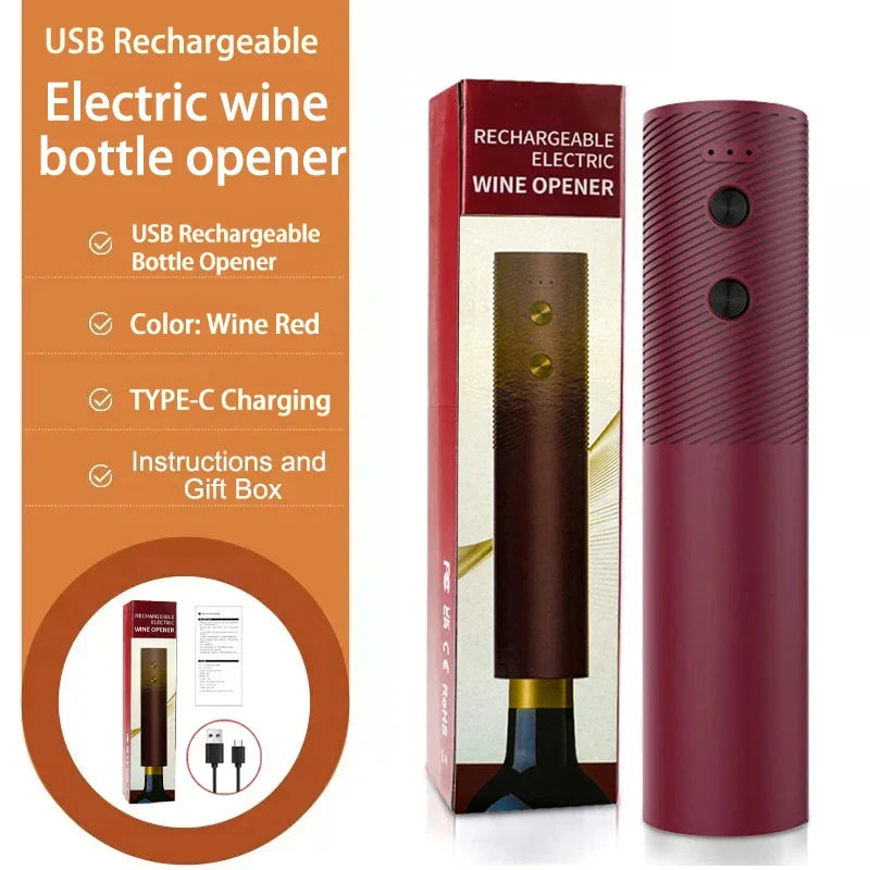 Electric Rechargeable Automatic Powerful Wine Bottle Opener