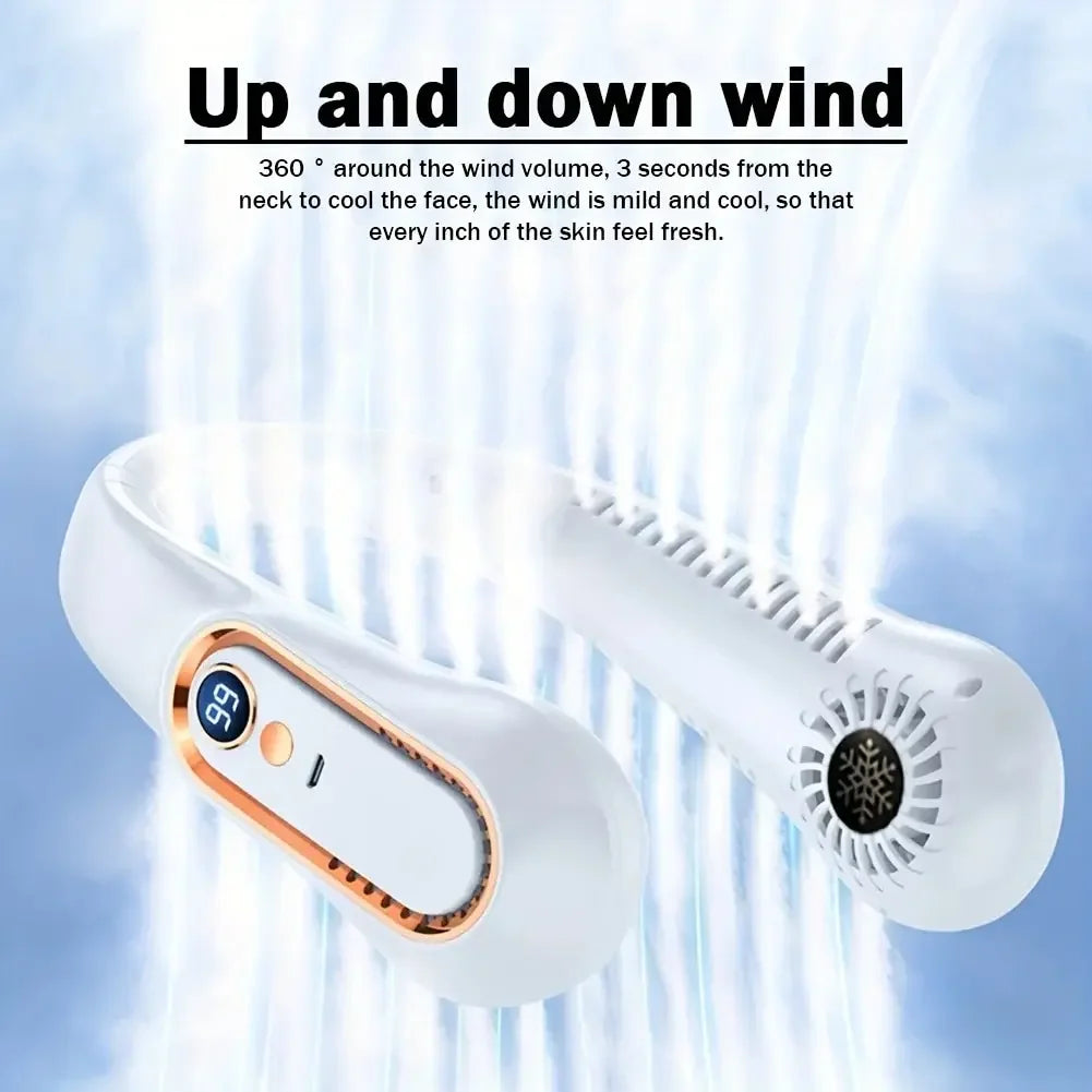 Multi-Angle Surrounding Wind Silent Neck Lazy-Fan