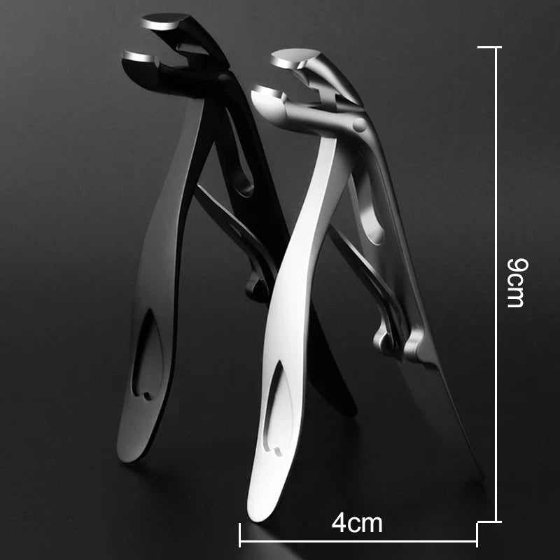 Professional Wide Jaw 45° Angled Head–Labor-Saving Anti-Splash Thick Nail Cutter