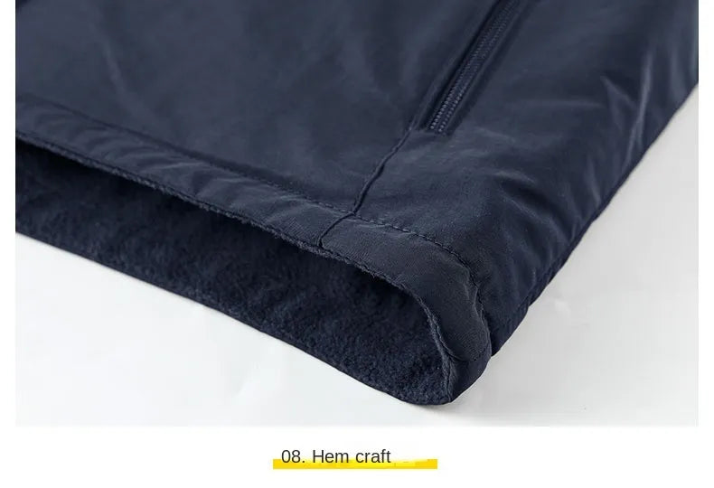 Casual Thermal Double-Sided Wear Multi-Pocket Men's vest