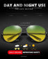 Polarized Photochromic Day/Night Pilot Sunglasses