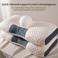 Cervical Support Orthopedic Neck Pillow with 3D Massage & Antibacterial Breathable Mesh