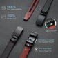 Holes-Free One-Handed Operation Micro-Adjustable Genuine Leather Belt