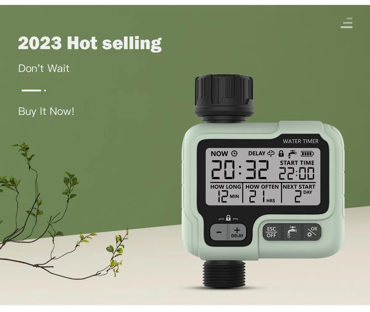 Automatic Garden Irrigation Intelligent Water Timer