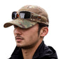Durable & Lightweight Breathable Tactical Cap with Patented Glasses Holder Design