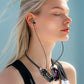 HiFi Sound Color Screen Neckband Magnetic Earphones with Noise Reduction & HD Calls