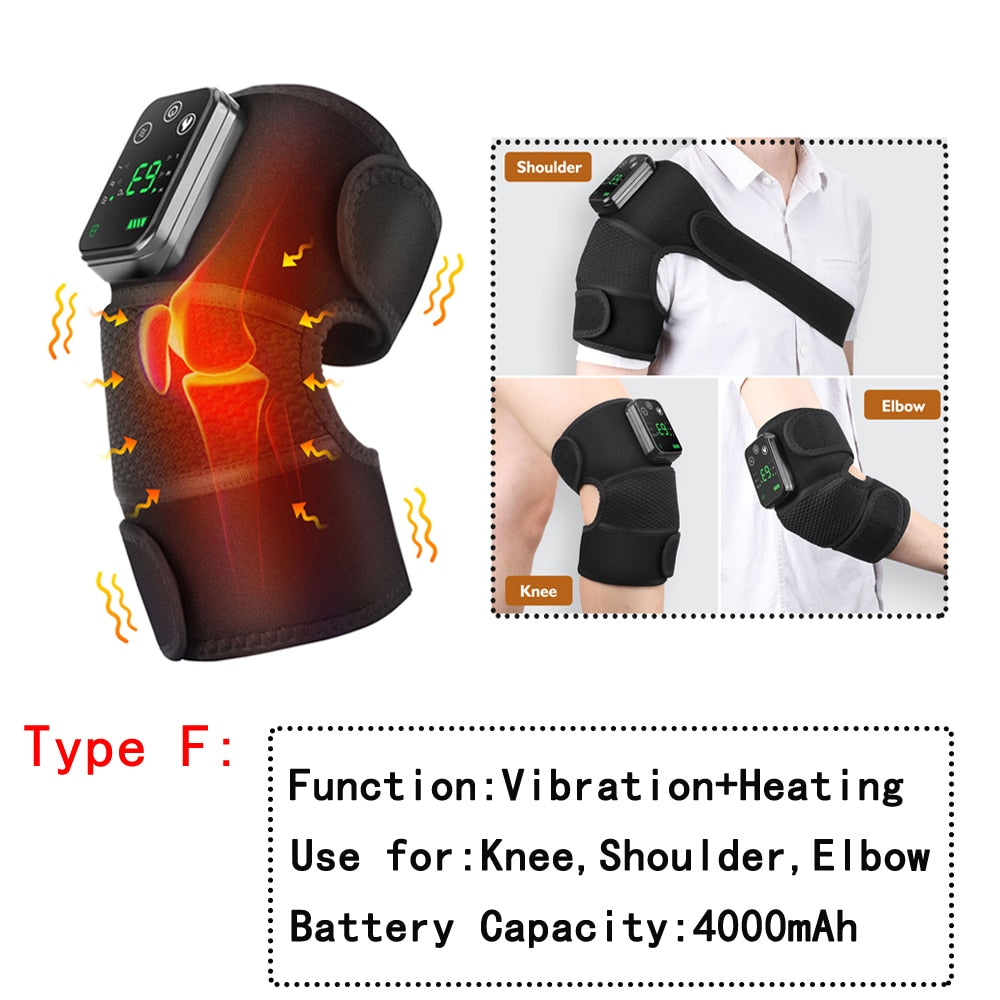 Heating & Vibration Shoulder/Knee/Elbow Physiotherapy MultiMassager
