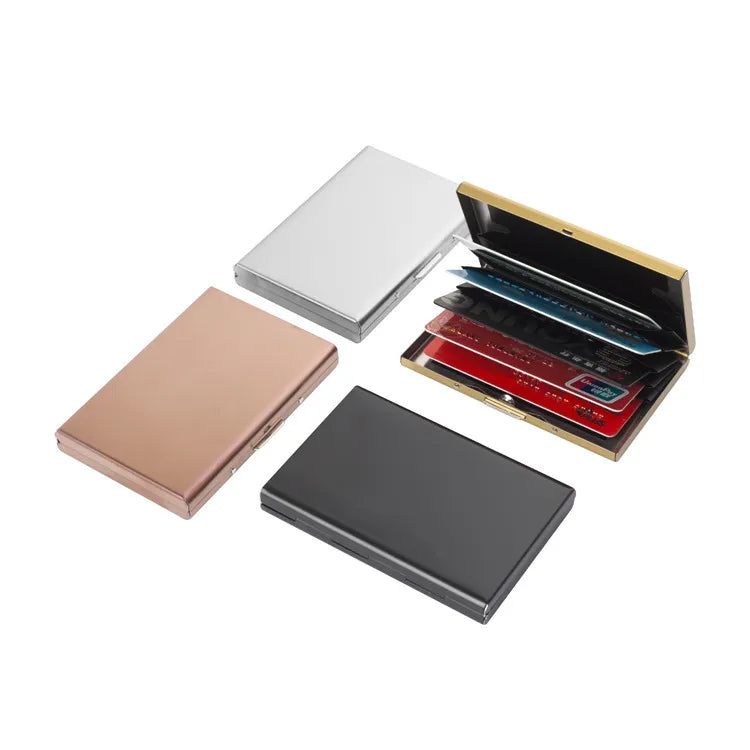 Metal Slim Card Holder RFID Blocking Wallet