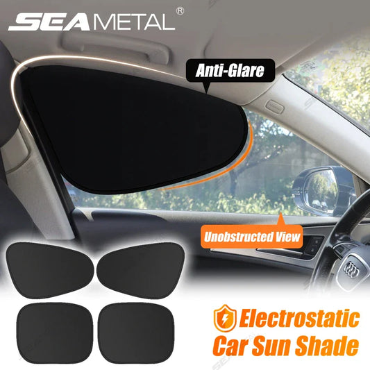 Glare Reduction & Skin Protection Electrostatic Car Window UV Blocking Sun Shade