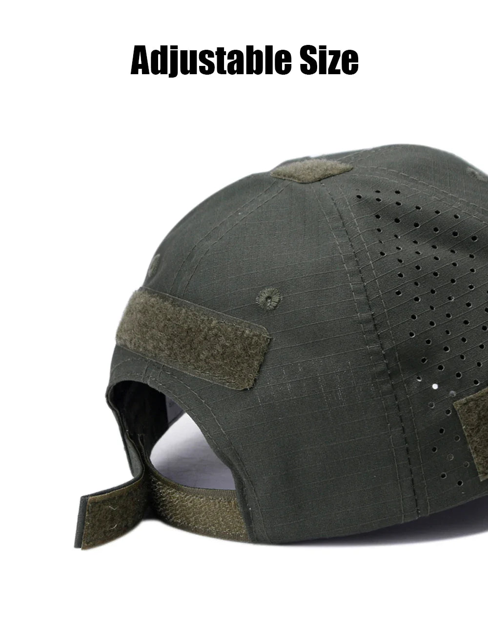 Durable & Lightweight Breathable Tactical Cap with Patented Glasses Holder Design