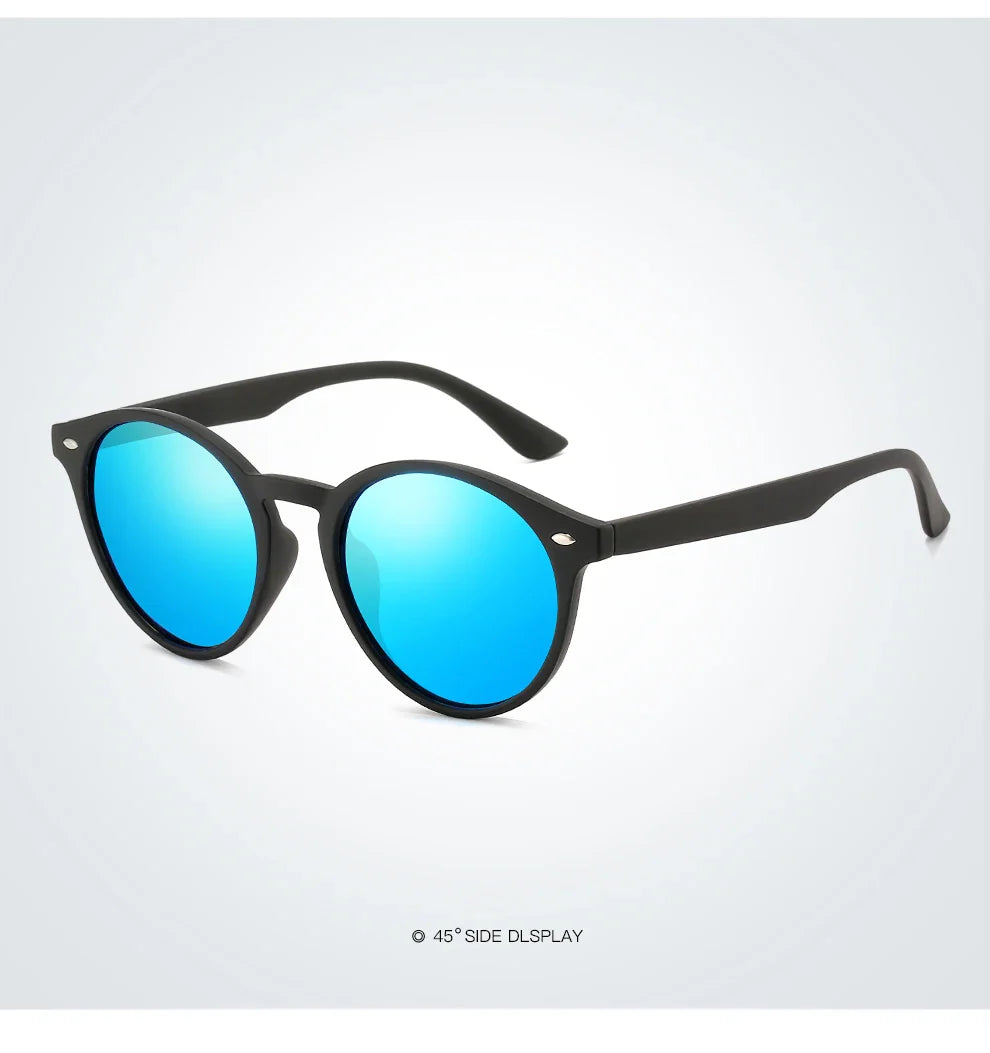 RetroRound Designer Polarized Driving Sunglasses UV400
