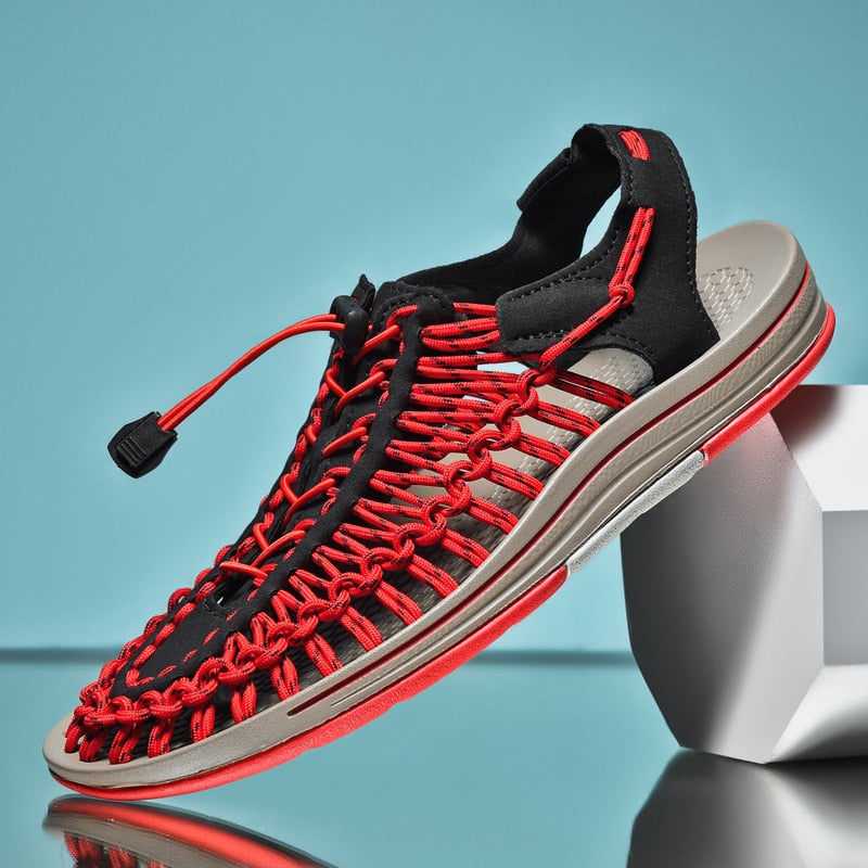 Weaving Design Breathable Casual Sandals For Men & Women