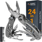 Stainless Steel 24 in 1 Survival Pocket Smart Multitool