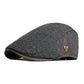 Spring & Autumn Adjustable Retro Flat Cap with Side Triangle Accent