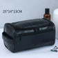 Premium Faux Leather Large Capacity Water-Resistant Travel Toiletry Bag