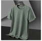 Summer 3D Waffle-Knit Crew Neck T-Shirt – Breathable & Soft