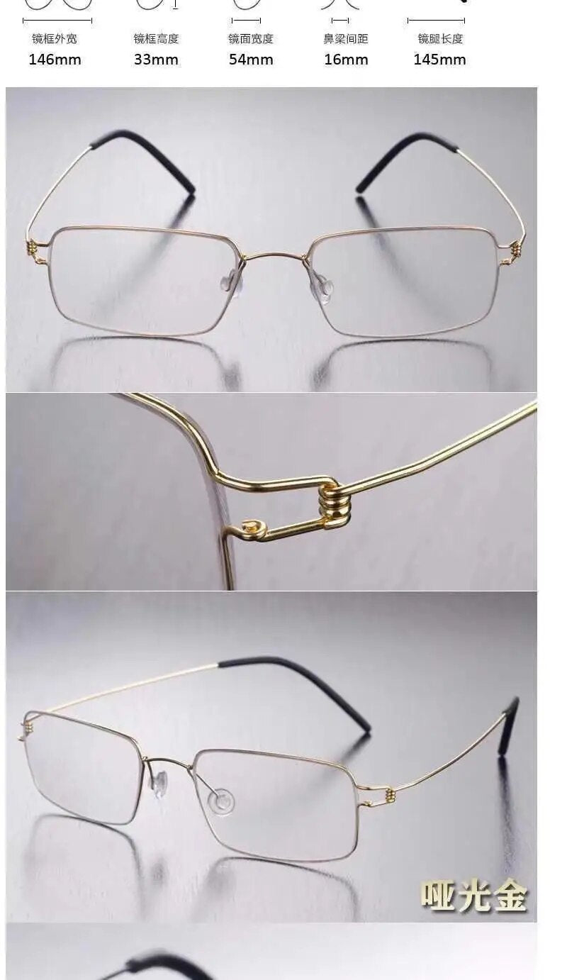 Ultralight- 5g- Anti Blue Light Rimless Reading Glasses