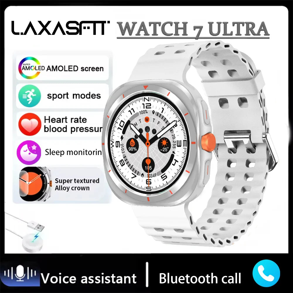 SeniorSafe Large Display Health Monitoring & Emergency SOS Senior Friendly Smartwatch
