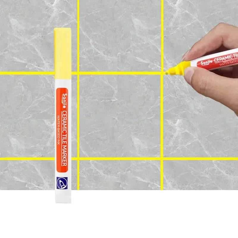 Waterproof & Quick-Drying Tile & Grout Pen for Easy Repair and Enhancement