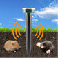 Solar Ultrasonic Sonic Pest & Rodent Repellent with Ground Vibration