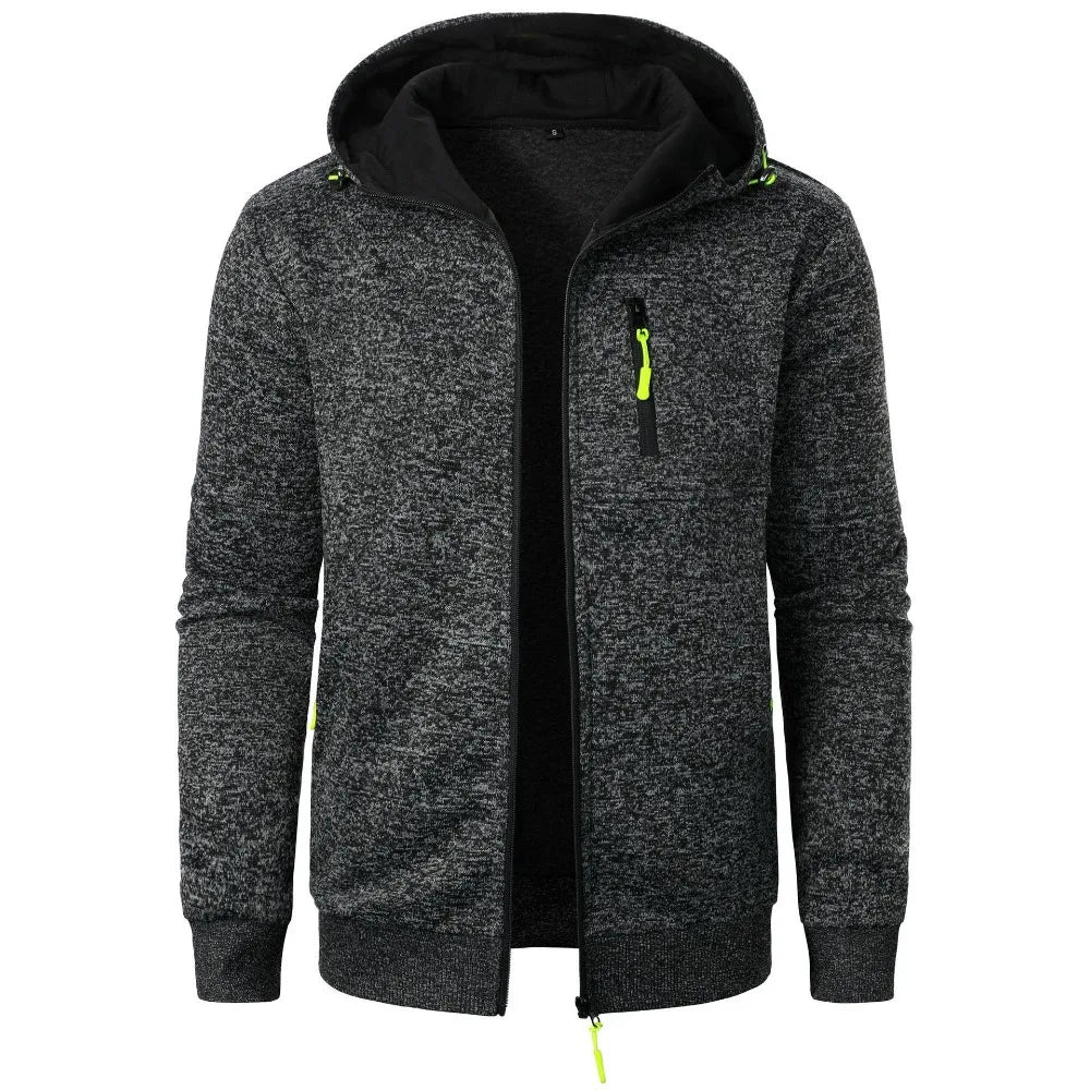 Lightweight and Breathable Zip up Hoodie with Zipper Pockets