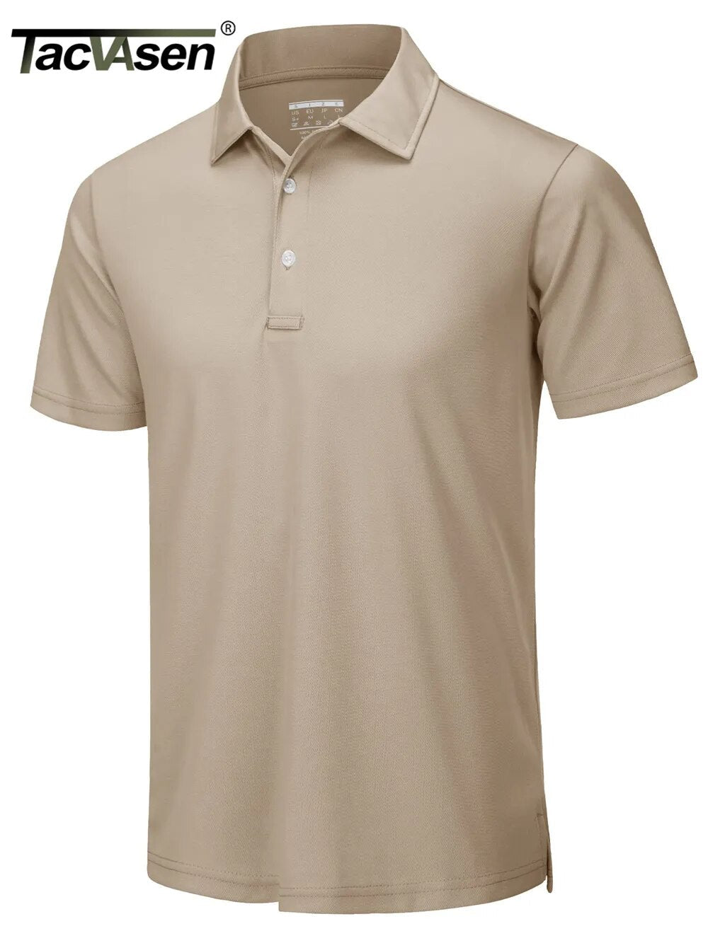 TACVASEN Summer Quick Dry Short Sleeve Polo Shirt
