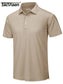 TACVASEN Summer Quick Dry Short Sleeve Polo Shirt