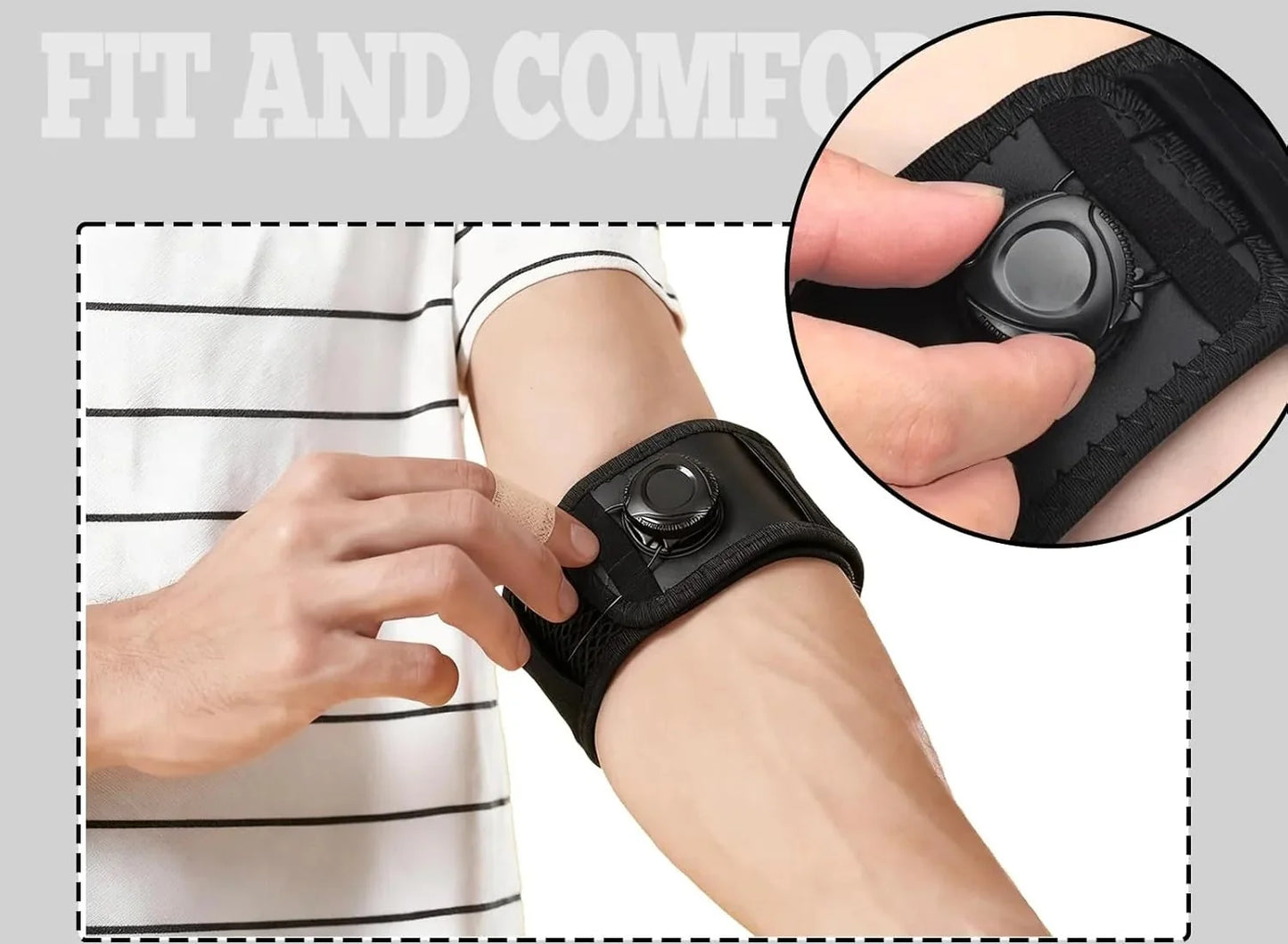 BOA-Style Closure One-Hand Adjustment Even Compression Elbow Brace