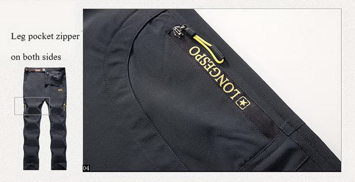 Stretchable Quick Dry Cargo Pants For Men