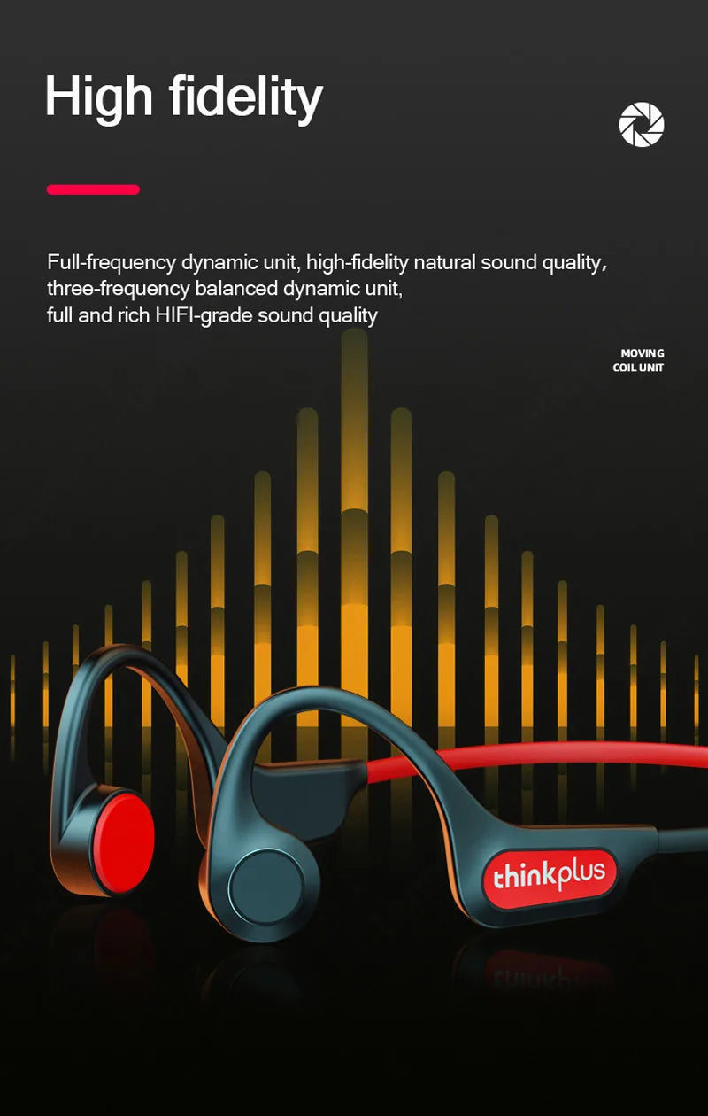 Lenovo X4 Wireless Bone Conduction HiFi-Sound Low Latency Headphones