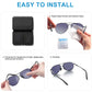 Stick-On Reusable Bifocal Reading Lens Inserts For Prescription & Sunglasses