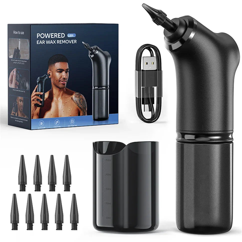 Electric Rechargeable 4 Pressure Modes Ear Wax Removal