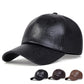 Premium Faux Leather Vintage Design All-Season Leather Adjustable Baseball Cap