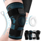 Knee Support Compression Gel Sleeve with Side Stabilizers & Velcro Straps
