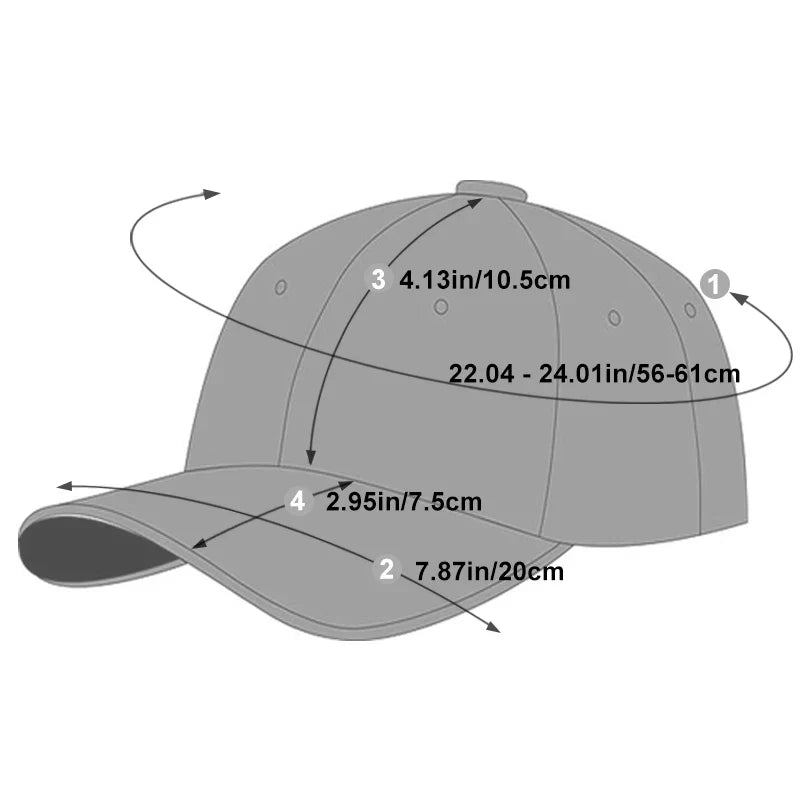 Premium Faux Leather Vintage Design All-Season Leather Adjustable Baseball Cap