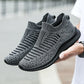 Slip-on Breathable Laceless Lightweight Anti-slip Walking Shoes