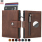 Maximum Carry RFID AirTag Wallet – Pop-Up Cards, Cash Compartment & Coin Pocket