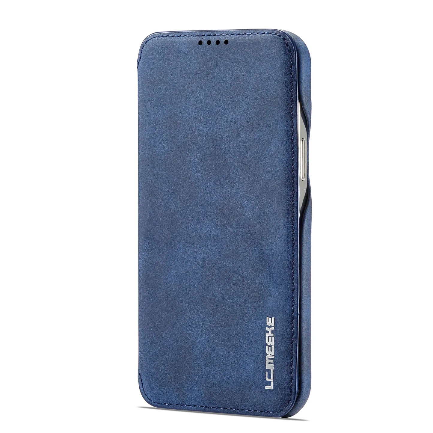 LuxeGuard Slim & Lightweight Flip Wallet Case for iPhone with Kickstand