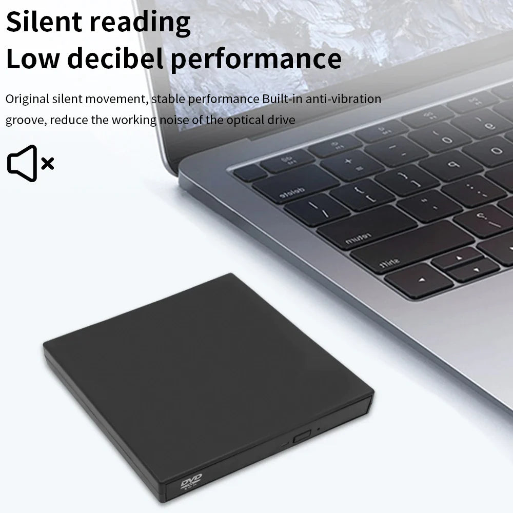 USB External CD DVD Reader for Macbook & Win