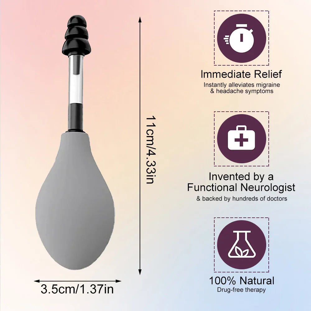 Headaches & Tension Drug-Free Senior-Friendly Ear Pressure Relief Device