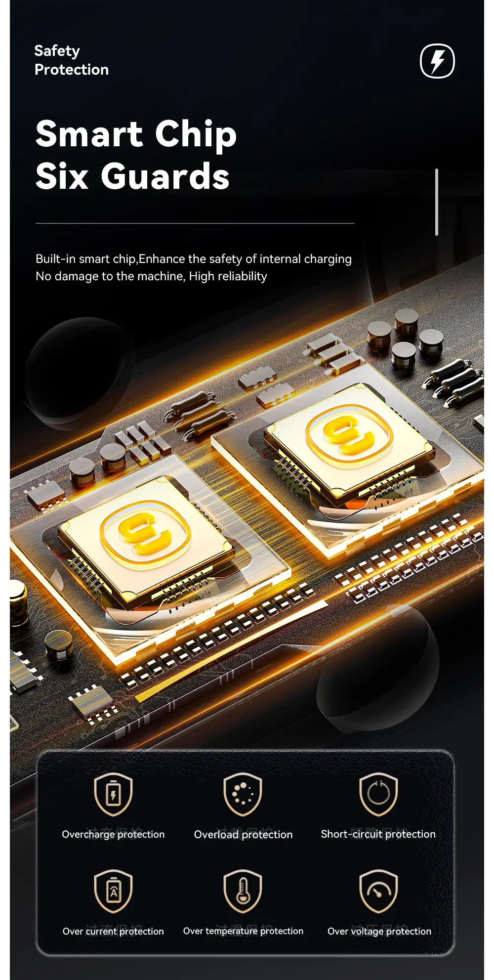 Essager 105W Triple-Port Fast Car Charger with Digital Display (USB + Dual Type-C PD/PPS)