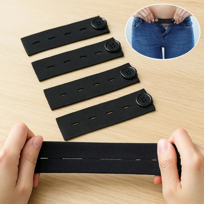 No-Sew Button Pant Expanders-Smart Comfort Waistband Adjustment Set (5-Pack)